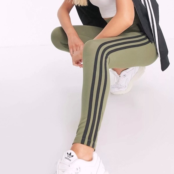 adidas Pants - adidas Originals leggings in khaki, Small, Khaki, EUC​